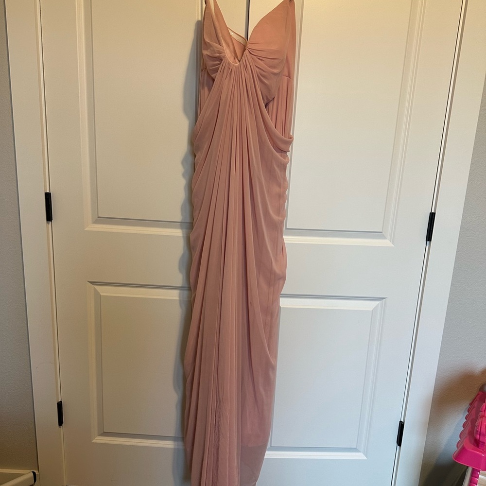 Pink bridesmaid dress